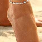 Grandinėlė ant kojos "Crystal anklet"