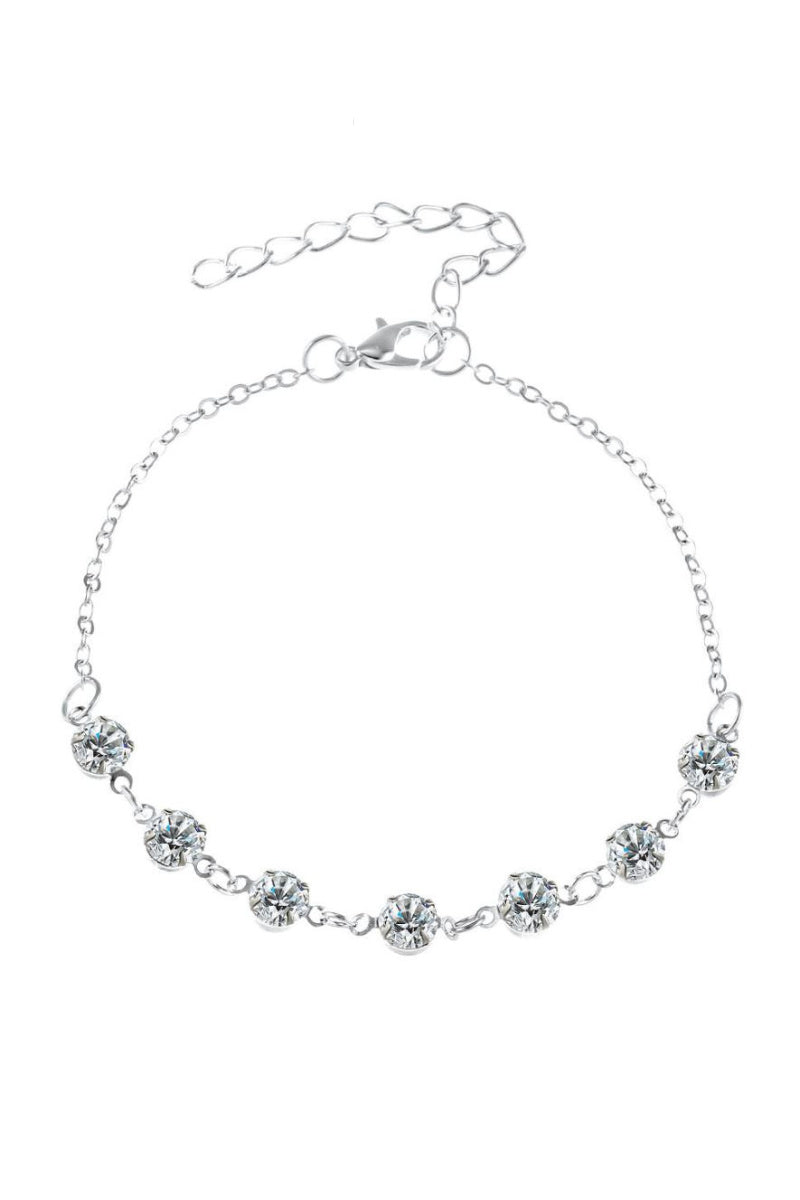 Grandinėlė ant kojos "Crystal anklet"