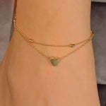 Grandinėlė ant kojos "Two row anklet"