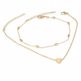 Grandinėlė ant kojos "Two row anklet"