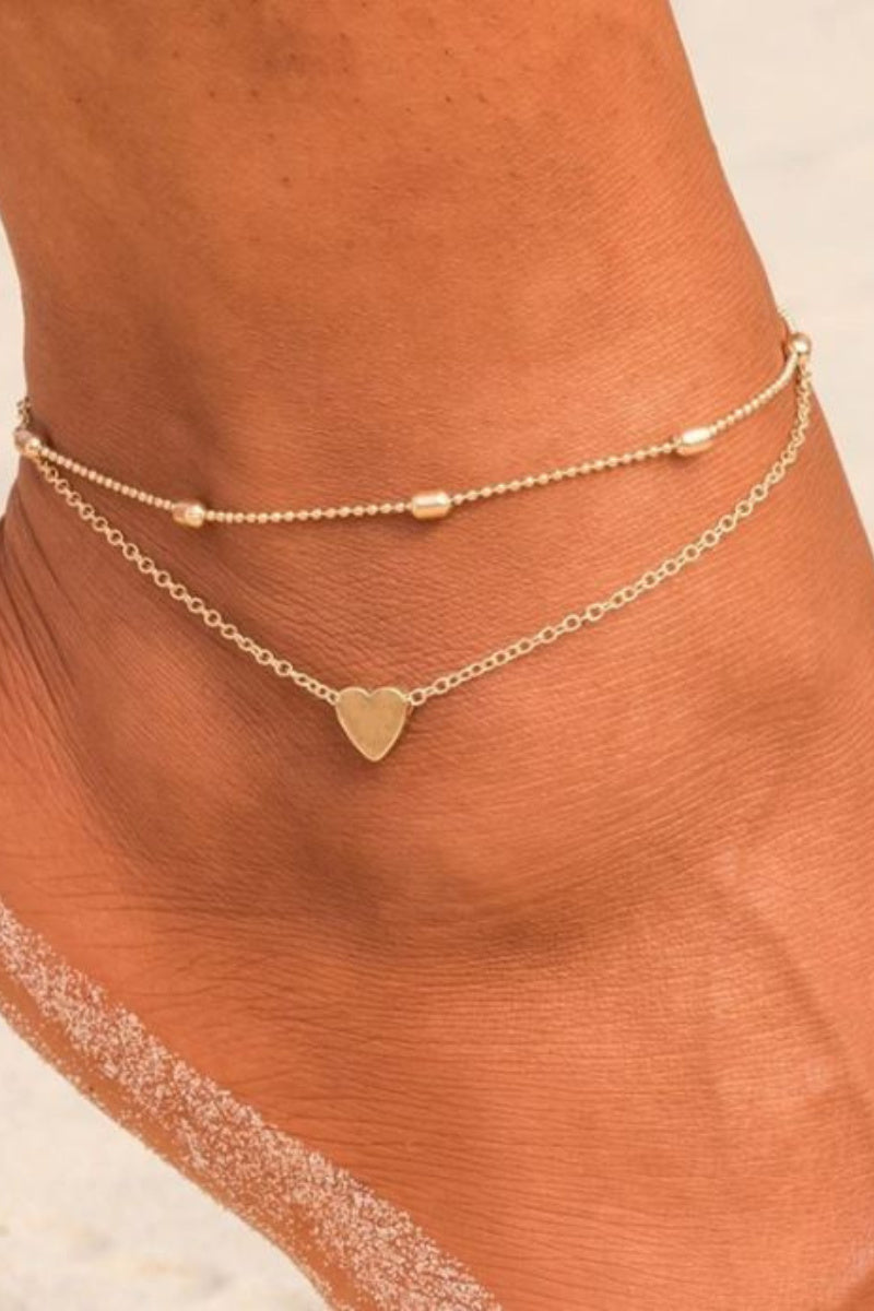 Grandinėlė ant kojos "Two row anklet"