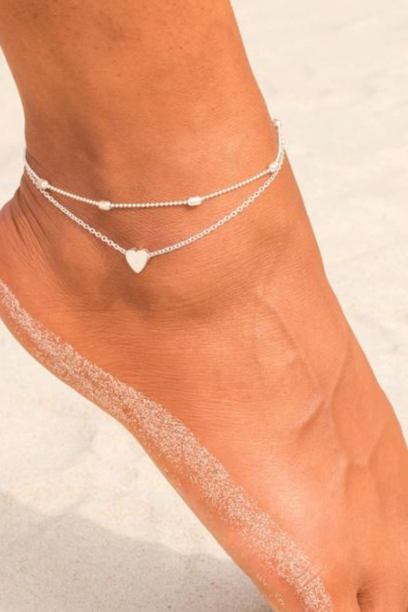 Grandinėlė ant kojos "Two row anklet"