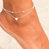 Grandinėlė ant kojos "Two row anklet"