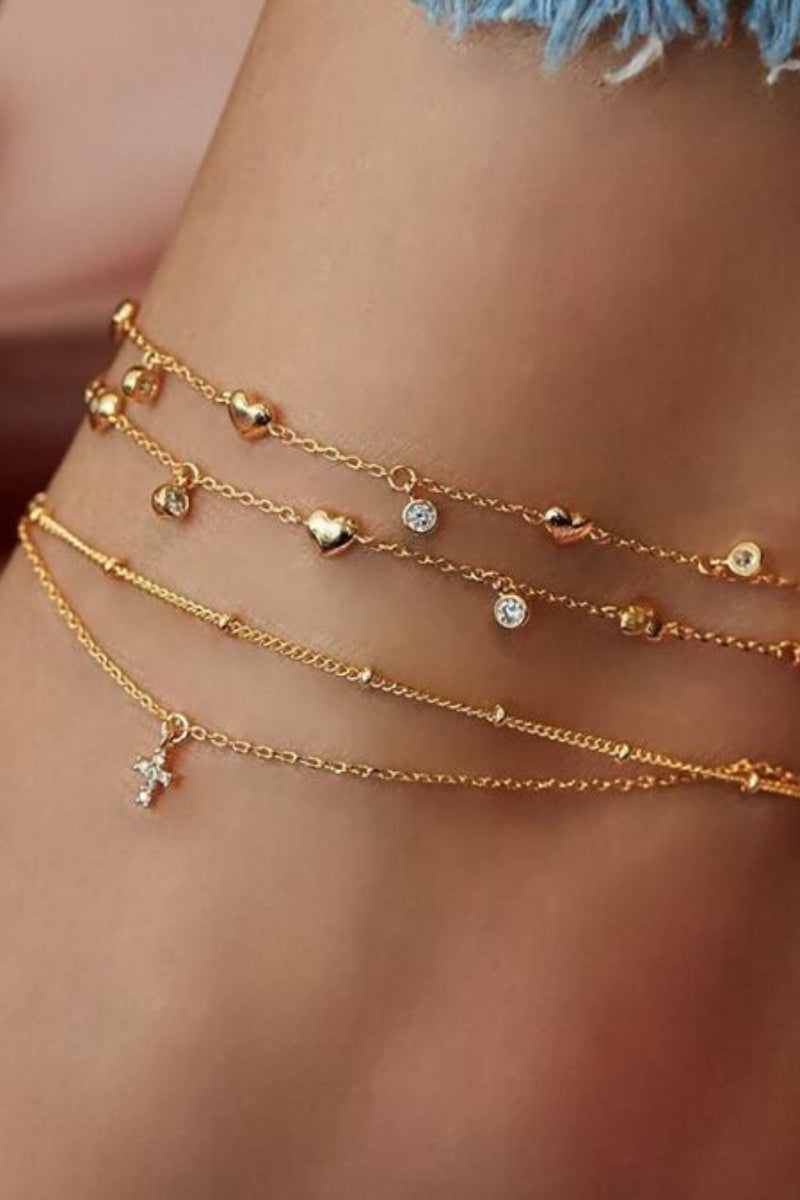 Grandinėlė ant kojos "Multi pendants"