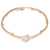 Grandinėlė ant kojos "Opal anklet"