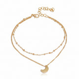 Grandinėlė ant kojos "Moon anklet"