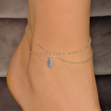 Grandinėlė ant kojos "Romb anklet"