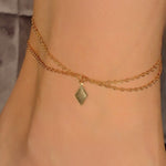 Grandinėlė ant kojos "Romb anklet"