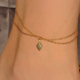 Grandinėlė ant kojos "Romb anklet"
