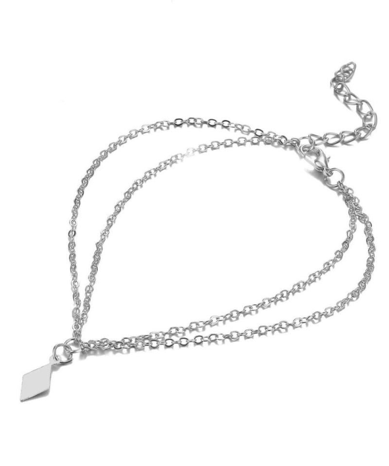Grandinėlė ant kojos "Romb anklet"
