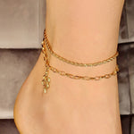 Grandinėlė ant kojos "Snake anklet"