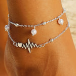 Grandinėlė ant kojos "Cardio pearl anklet"
