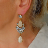 Proginiai auskarai "Opal"