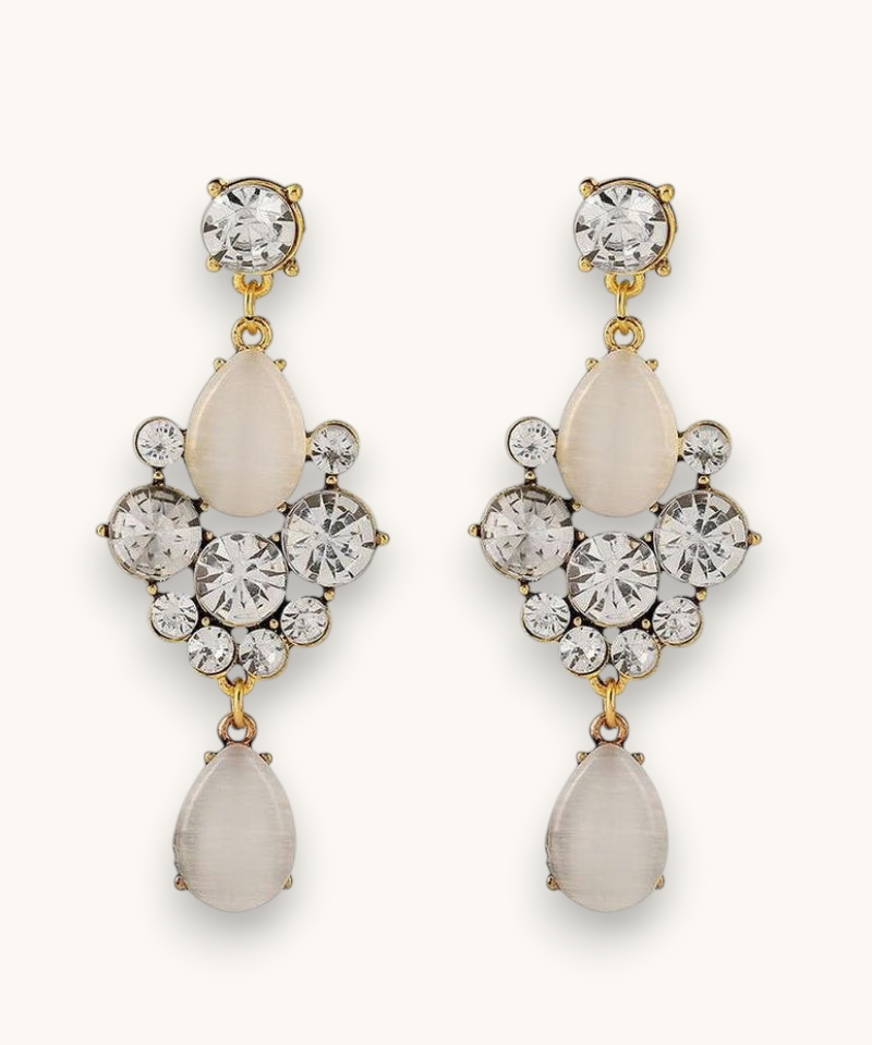 Proginiai auskarai "Opal"