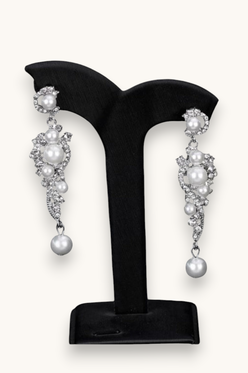 Proginiai auskarai "Bride pearl"
