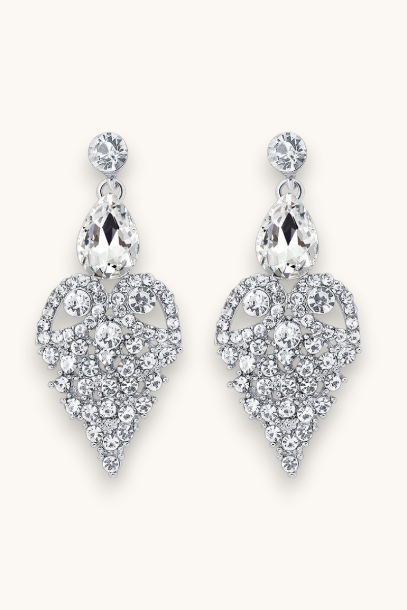 Proginiai auskarai "Crystal Drop"