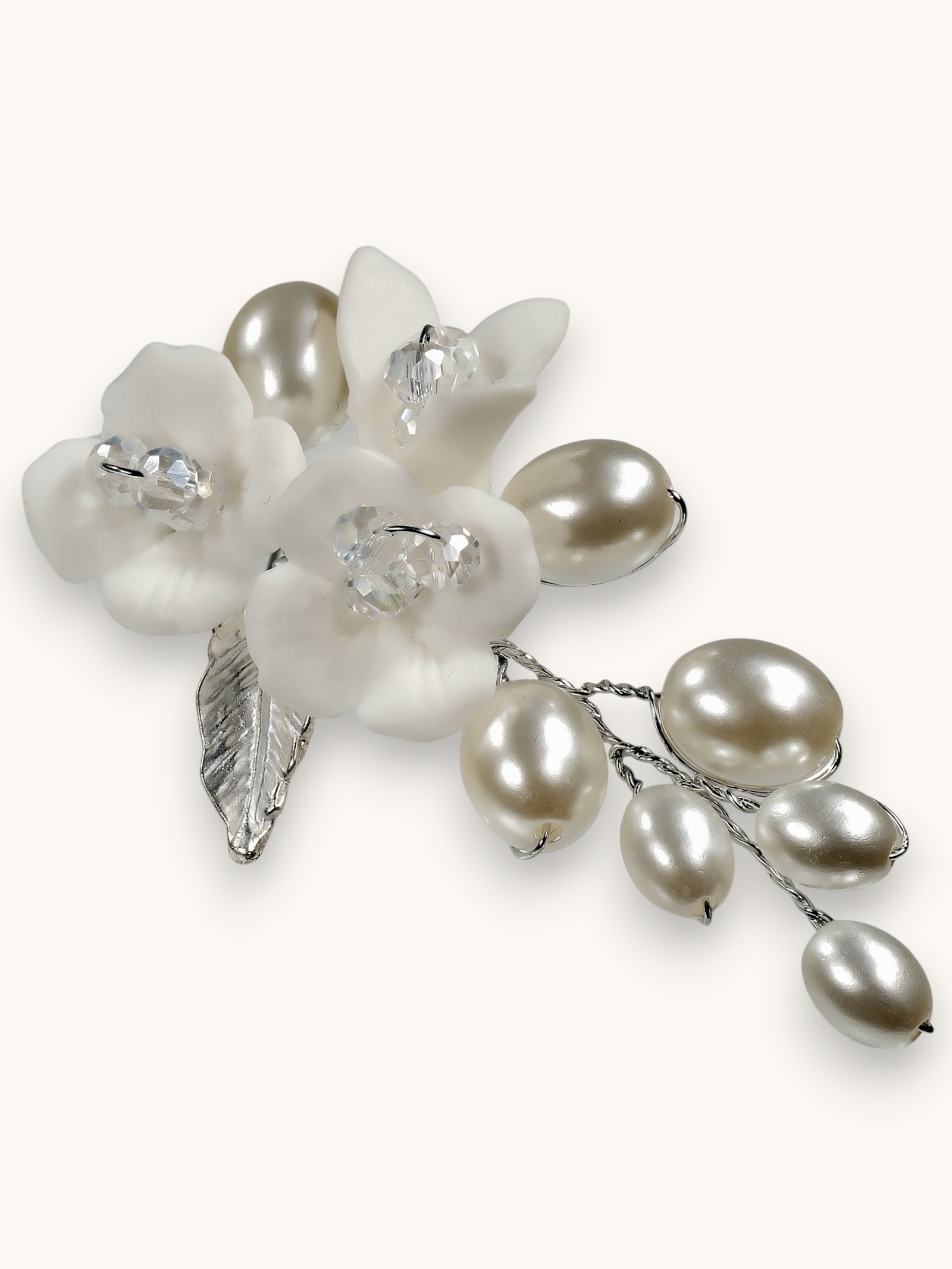 Proginiai auskarai "Resin flower earrings"