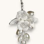 Proginiai auskarai "Resin flower earrings"