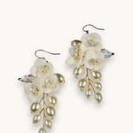Proginiai auskarai "Resin flower earrings"