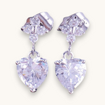 Auskarai "Heart Drop Earrings"