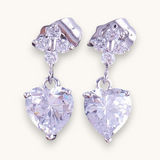Auskarai "Heart Drop Earrings"