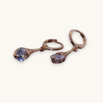 Auskarai "Dangler zirconia"