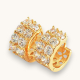 Auskarai "Shinning hoop earrings"