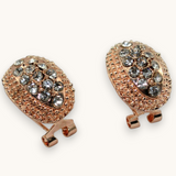 Auskarai "Oval crystal"