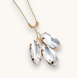 Plaukų smeigtukas "Golden Crystal" 1vnt