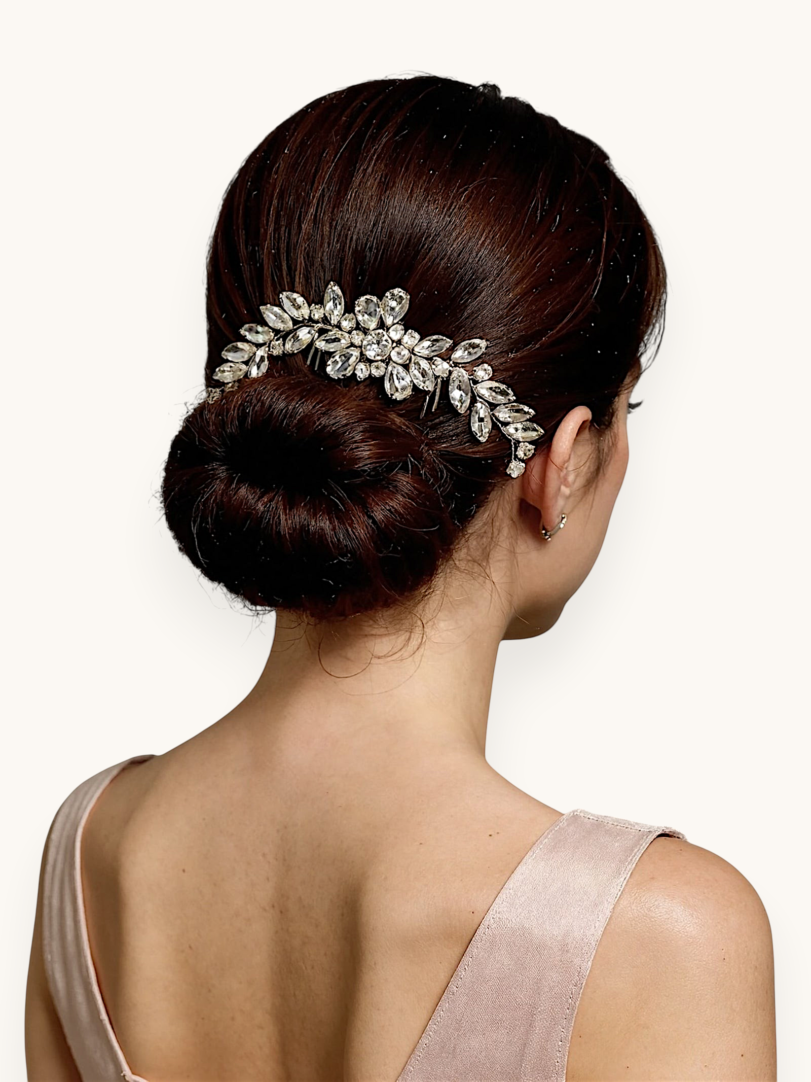 Plaukų sagė "Elegant silver"