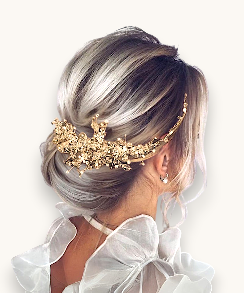 Plaukų sagė "Luxury crystal comb"