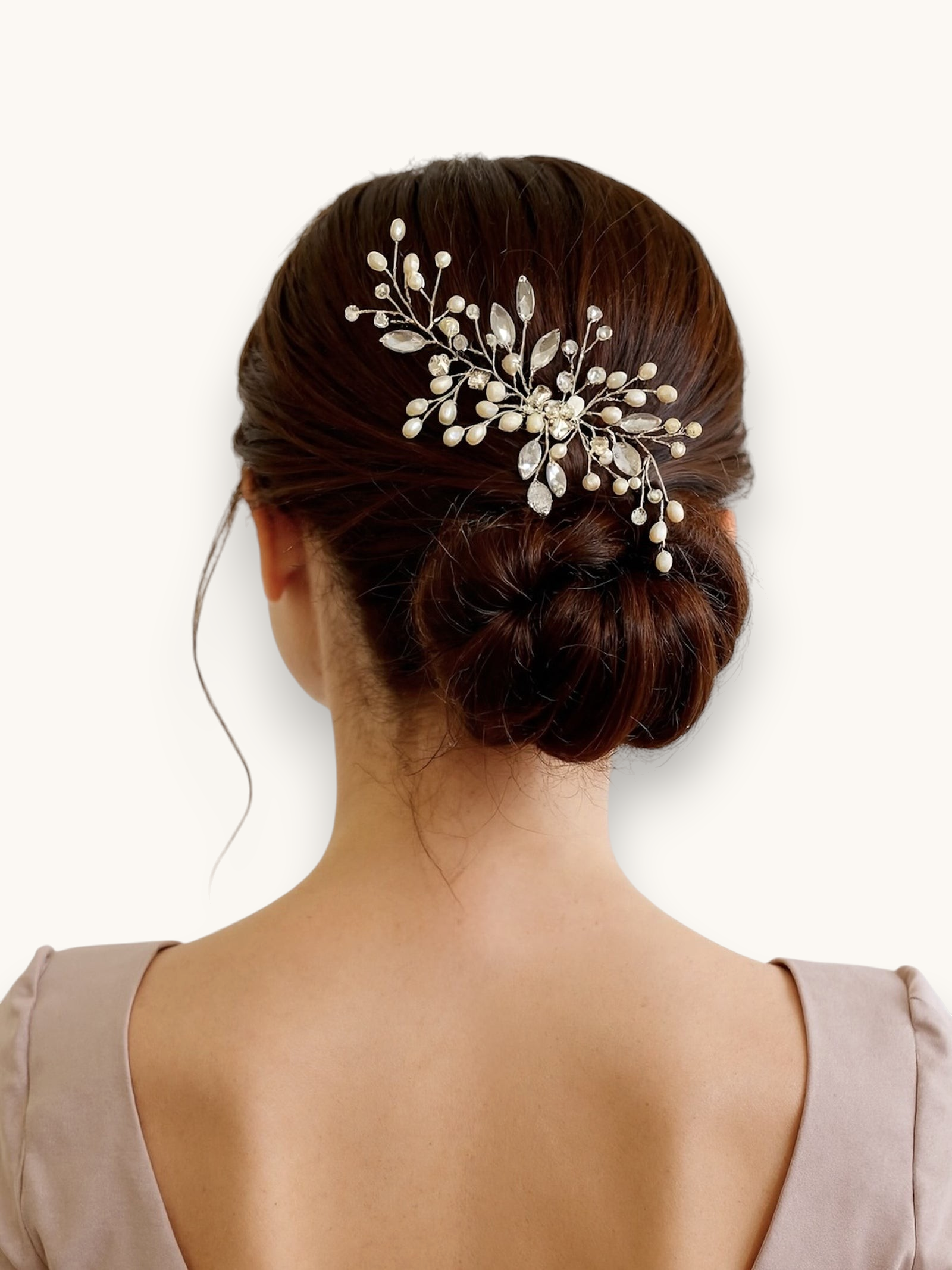 Plaukų sagė "Silver tiara"