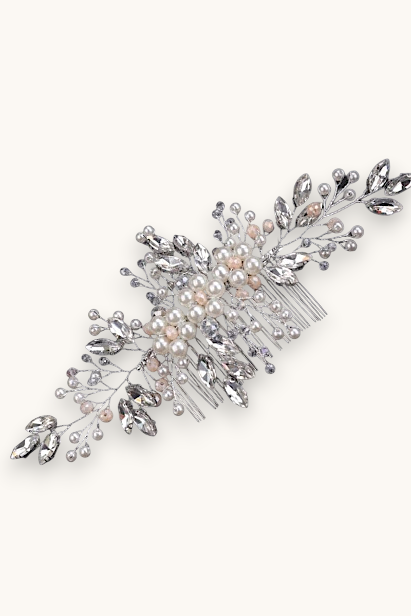 Plaukų sagė "Nude pearl comb"