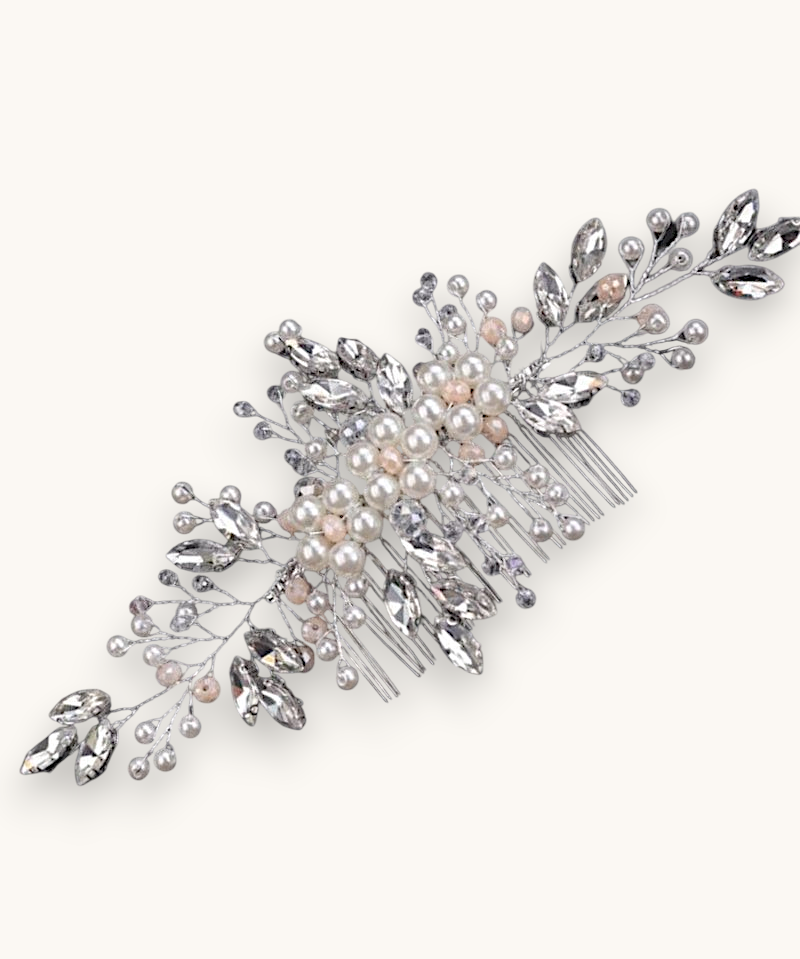 Plaukų sagė "Nude pearl comb"