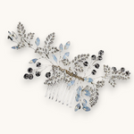 Plaukų sagė "Frost crystal leaves"