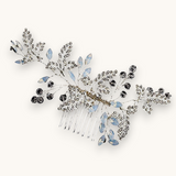 Plaukų sagė "Frost crystal leaves"