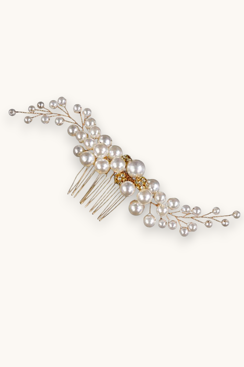 Plaukų sagė "Treandy crystal pearl"