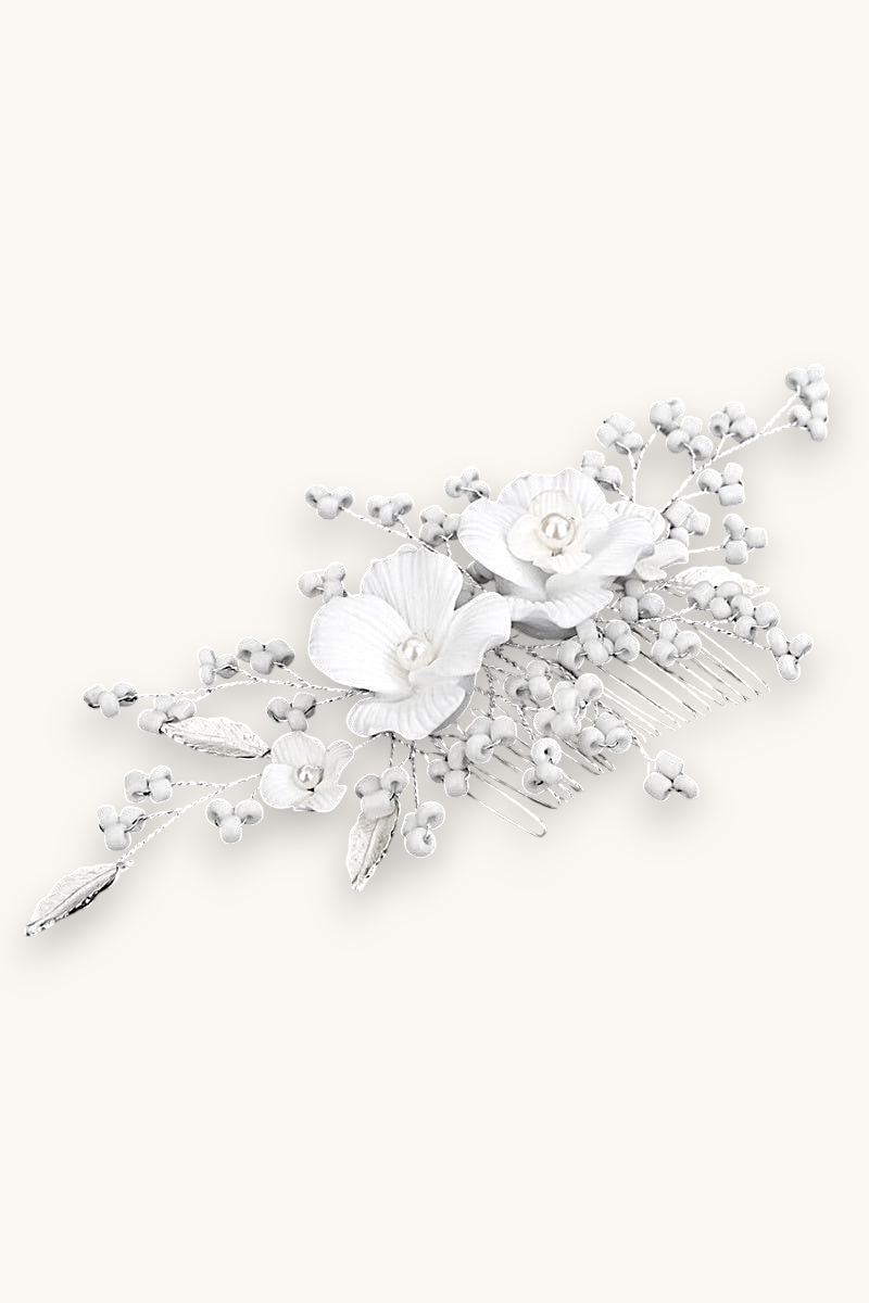 Plaukų sagė "Beads flower"