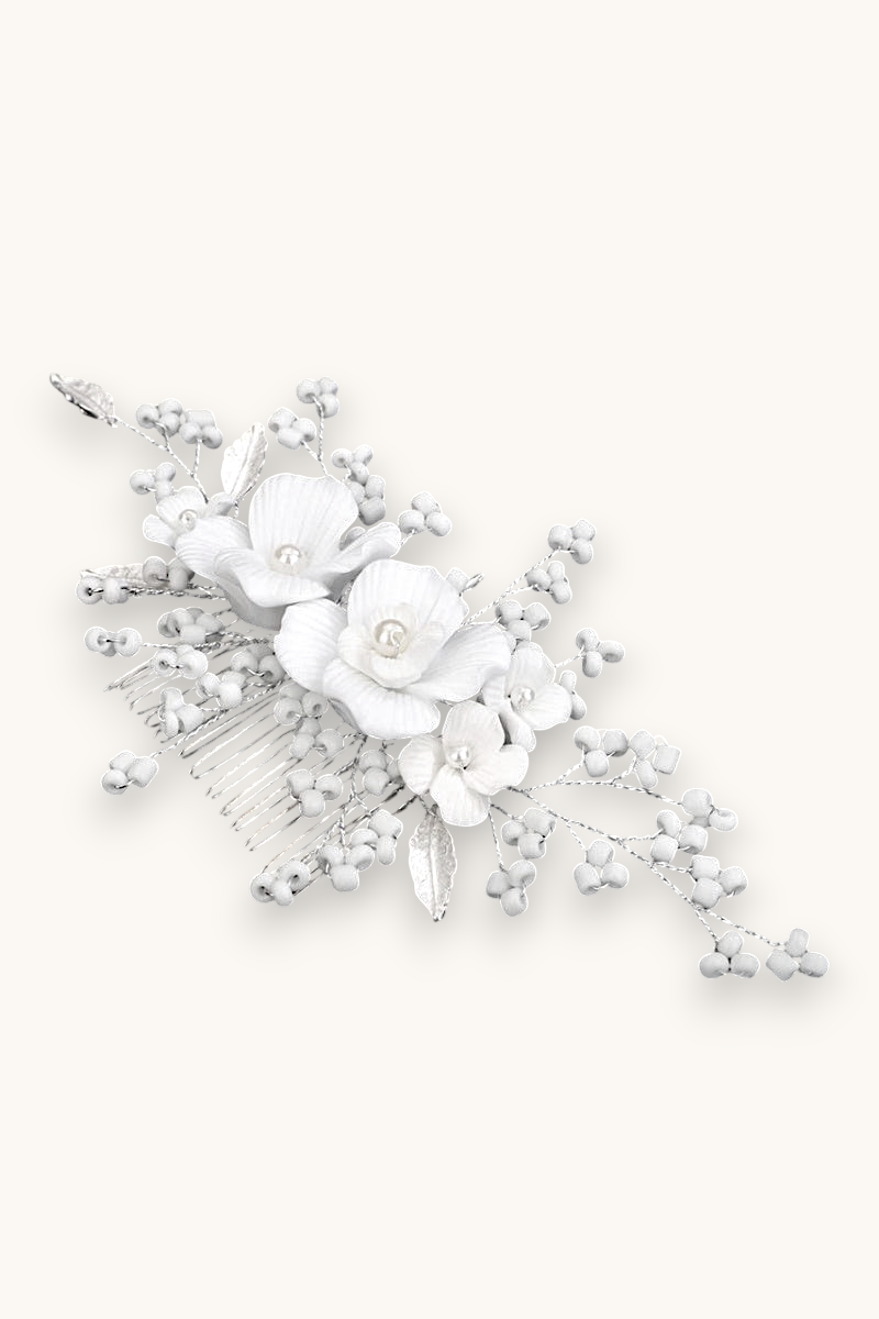 Plaukų sagė "Beads flower"
