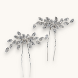 Plaukų smeigtukas/sagė "Golden crystal pin"