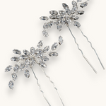 Plaukų smeigtukas/sagė "Golden crystal pin"
