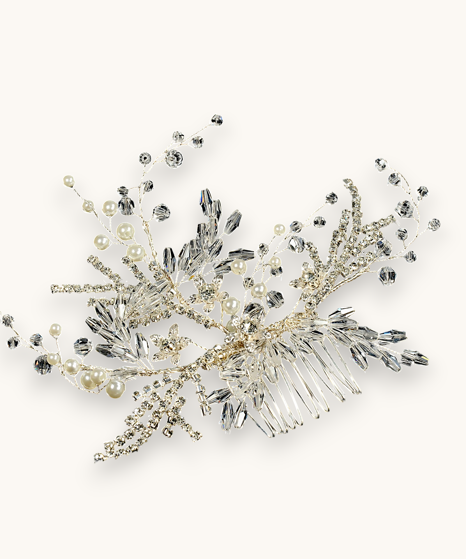 Plaukų sagė "Frost crystal comb"