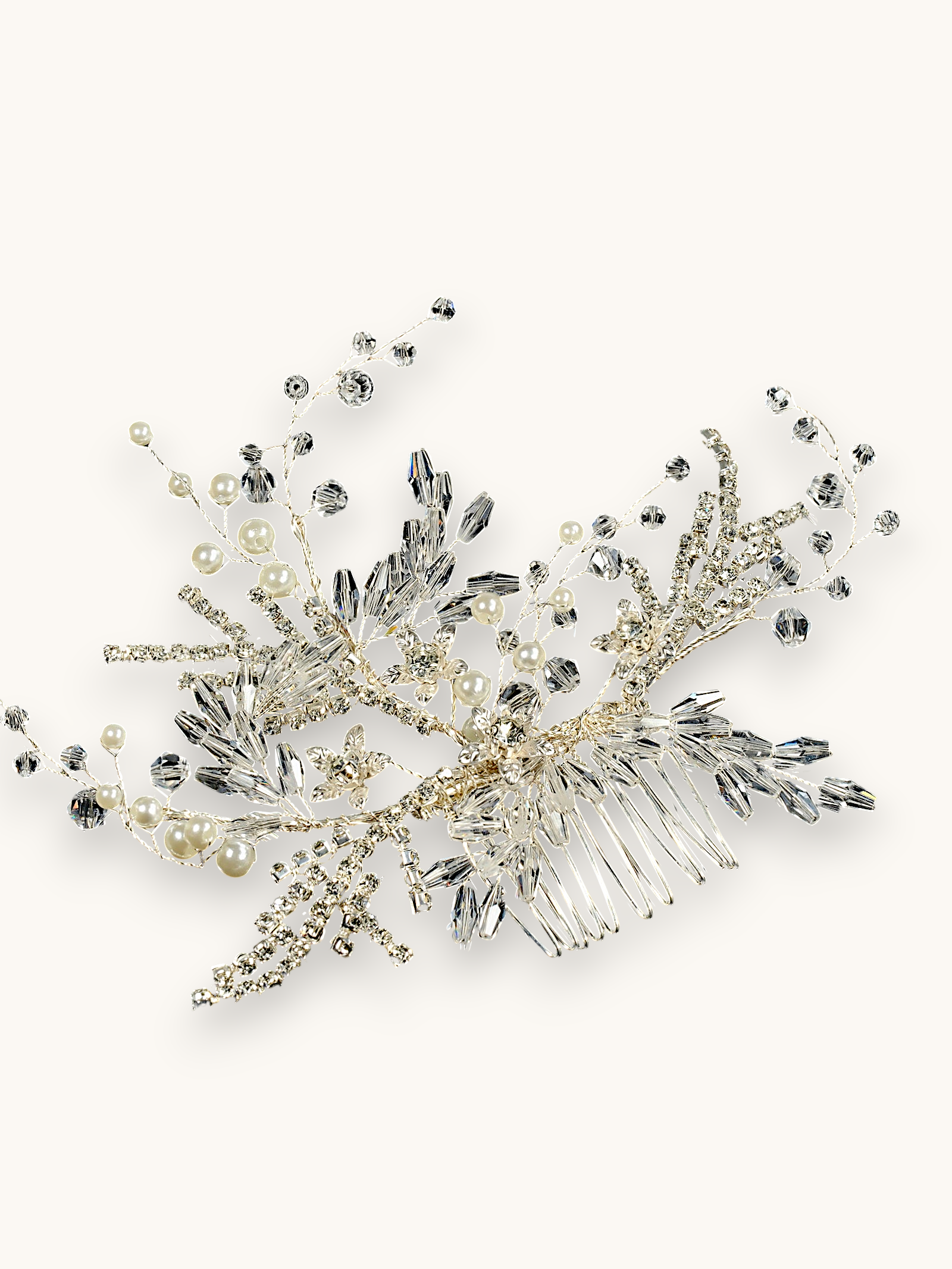 Plaukų sagė "Frost crystal comb"