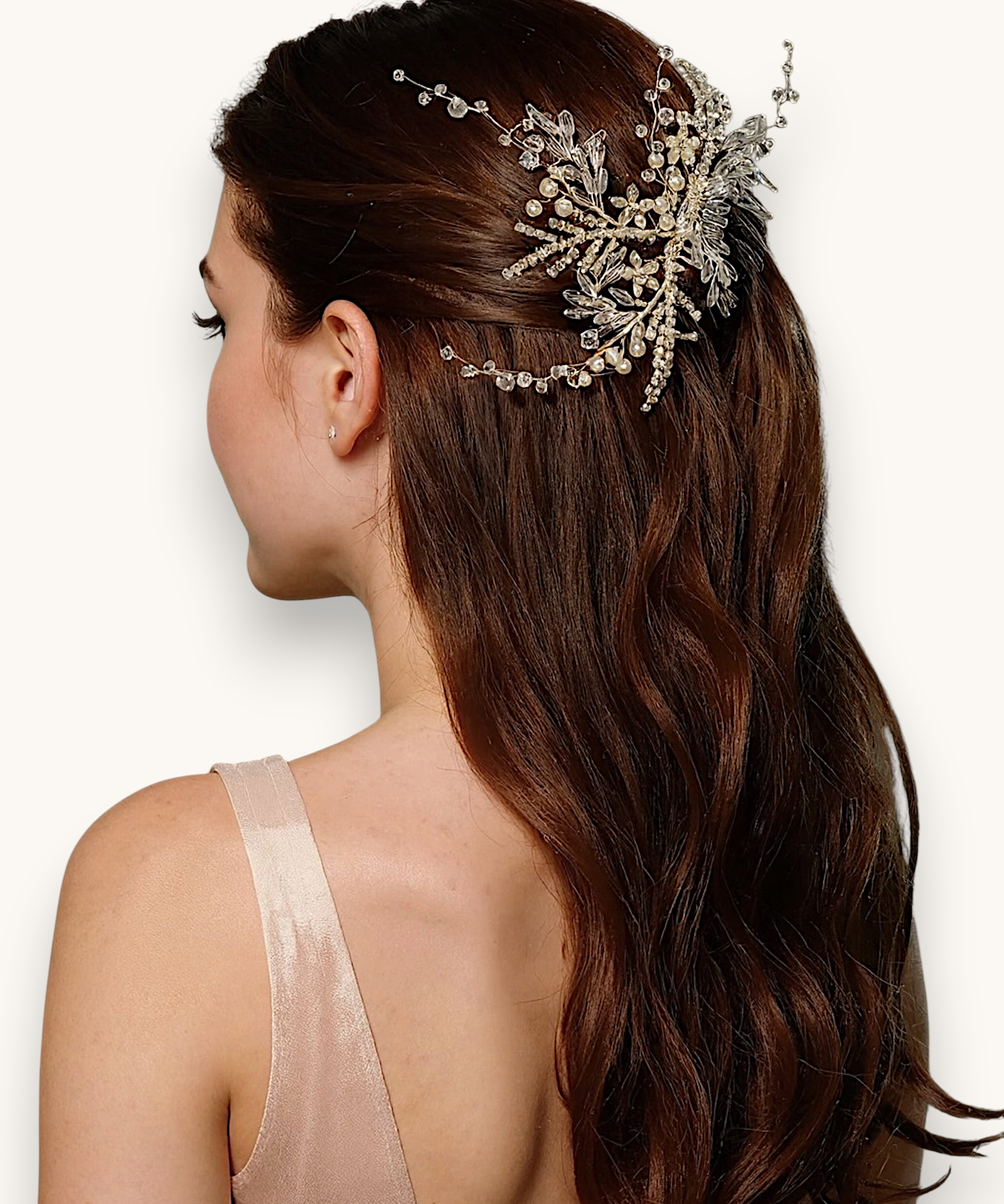 Plaukų sagė "Frost crystal comb"