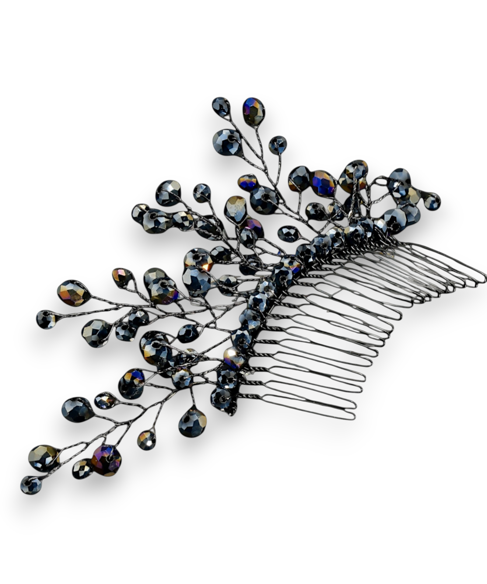 Plaukų sagė "Deep blue comb"