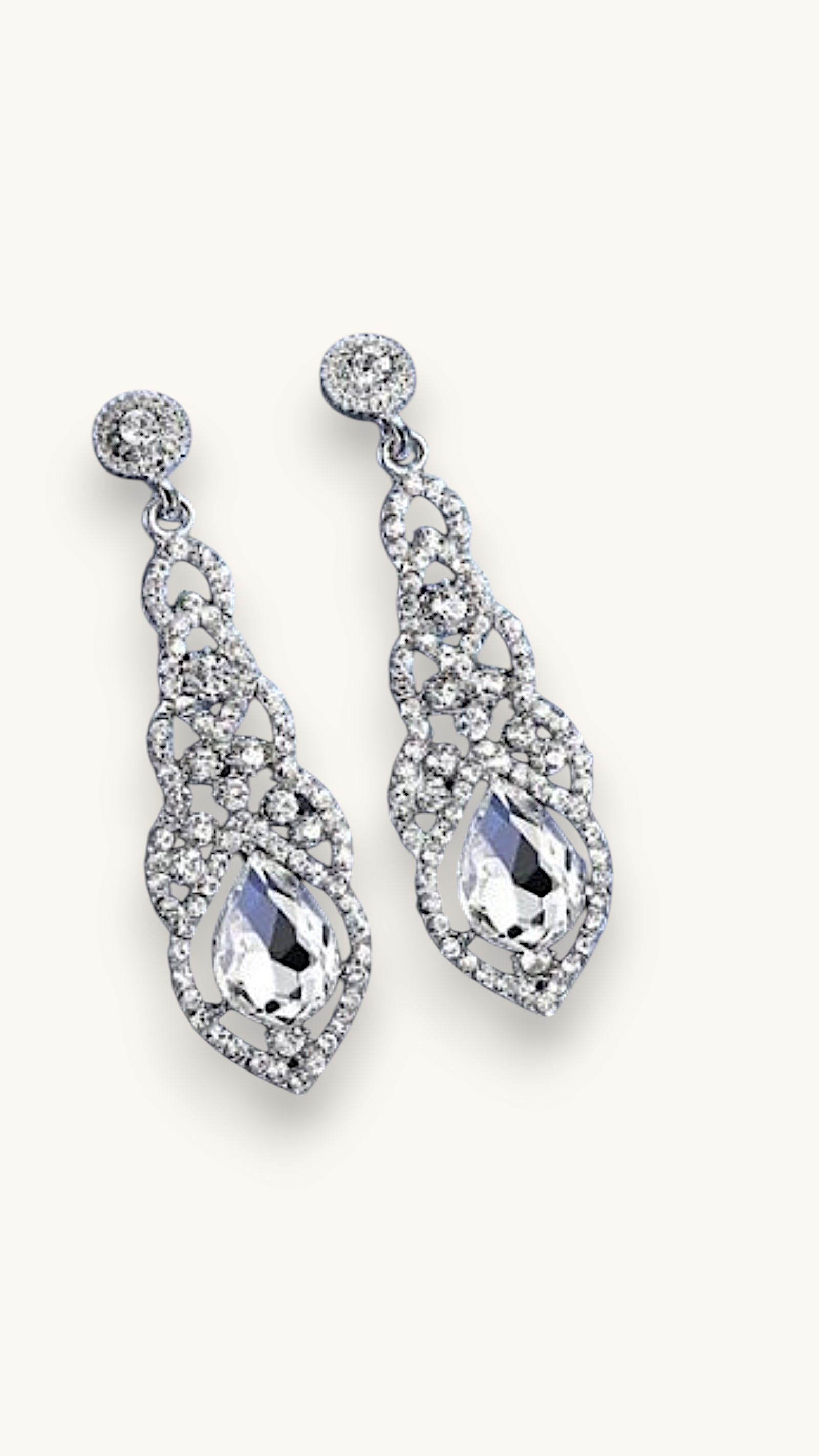 Papuošalų rinkinys "Crystal silver set"