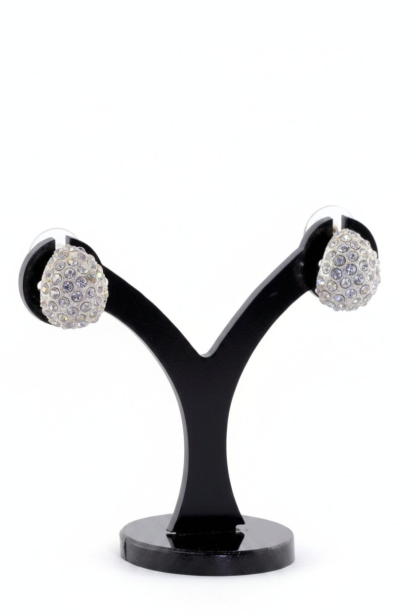 Auskarai "Crystal hoop"
