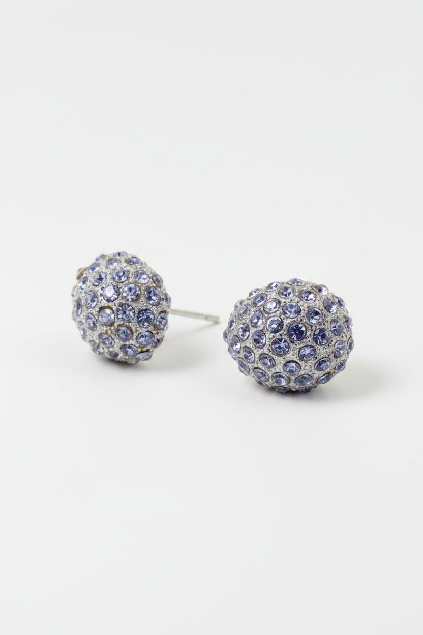 Auskarai "Crystal hoop"