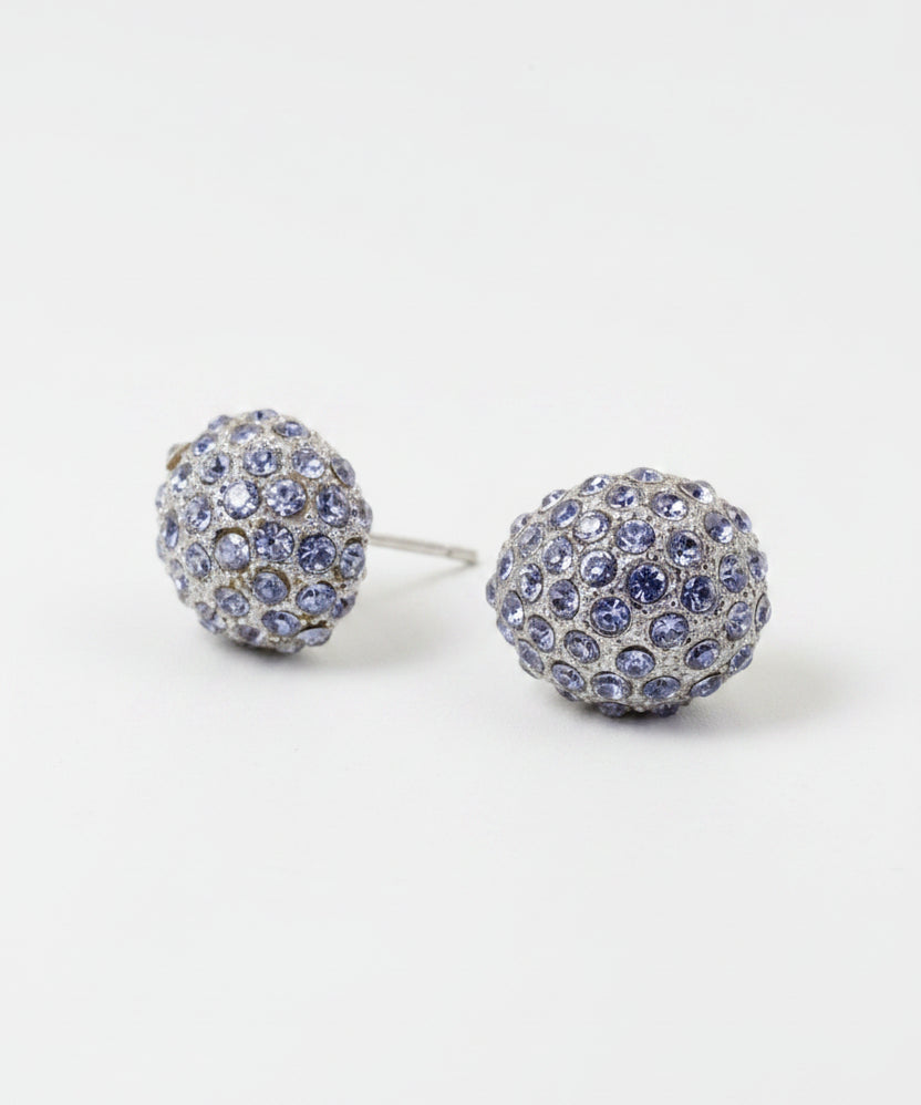 Auskarai "Crystal hoop"