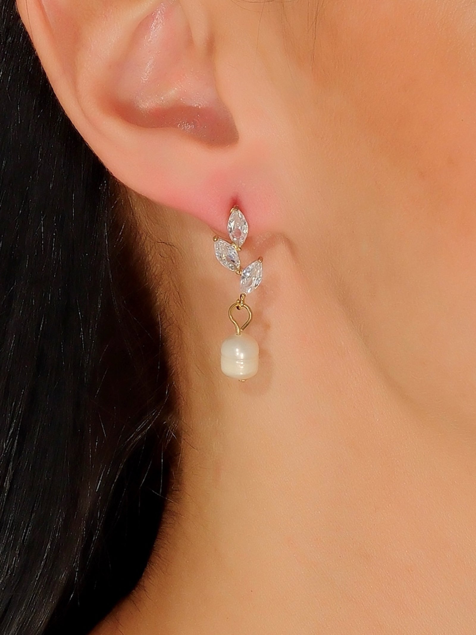 Auskarai "Crystal Vine Earrings"